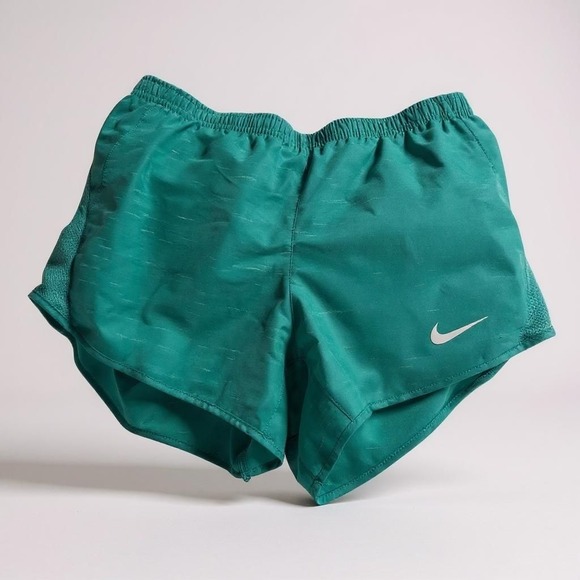 Nike Womens Teal Dri-FIT Running Shorts Size M‎ - Picture 1 of 8